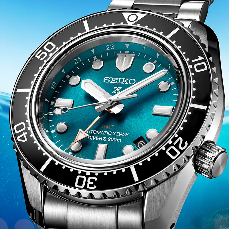 Seiko Prospex Diver’s GMT Turquoise US Limited Edition Men's Watch- SPB475